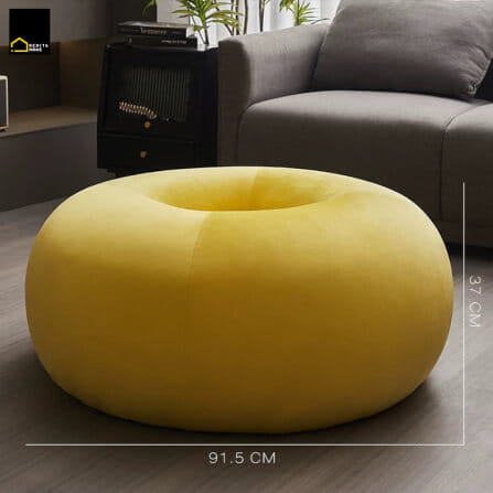 เก้าอี้สตูล RENITA HOME รุ่น DONUT STOOL สีเหลือง_2